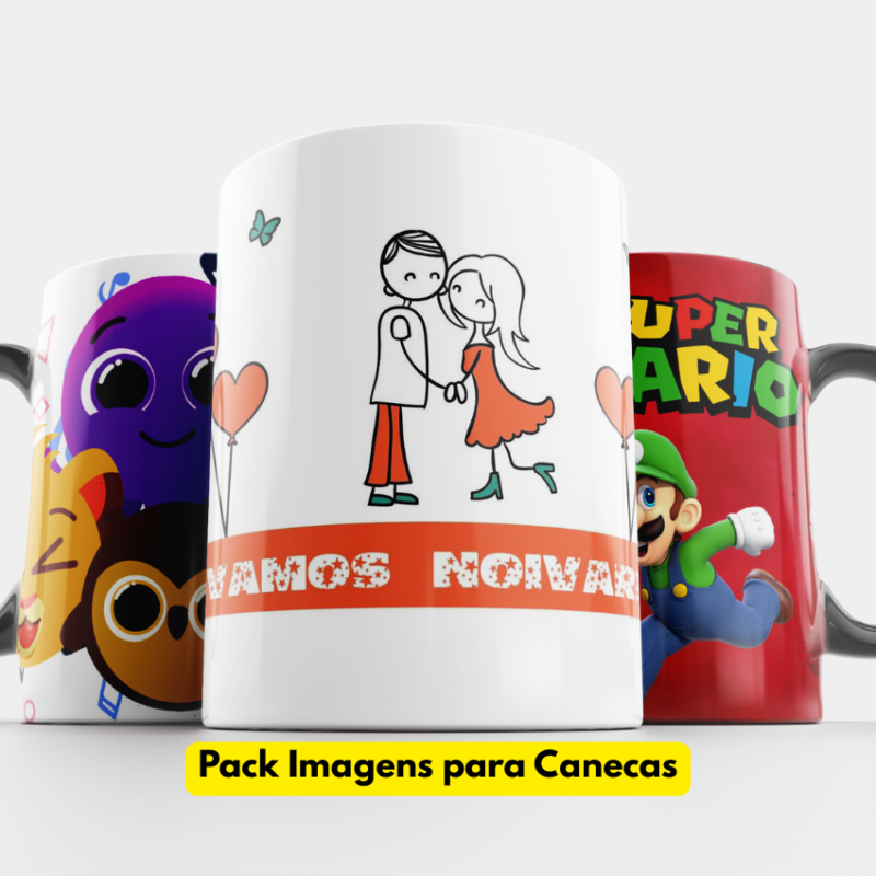 Pack Imagens Para caneca