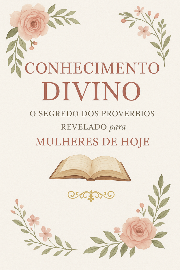 capa “Conhecimento Divino: O Segredo dos Provérbios Revelado para Mulheres de Hoje”