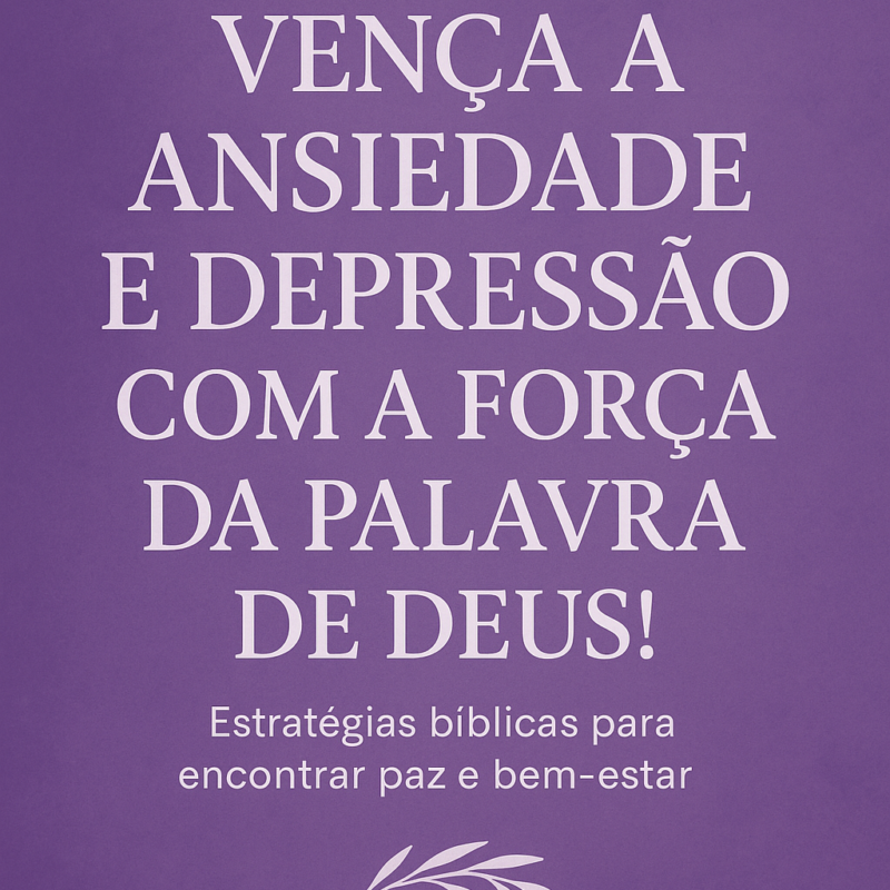 Vencendo a Ansiedade e Depressão com a Força da Palavra de Deus